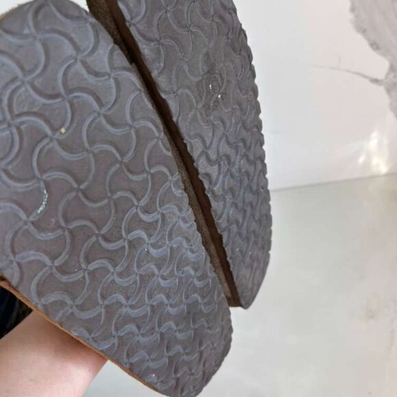 Birkenstock Mens Arizona Soft Footbed 2 Strap Slippers Brown Size 43 - Picture 5 of 7